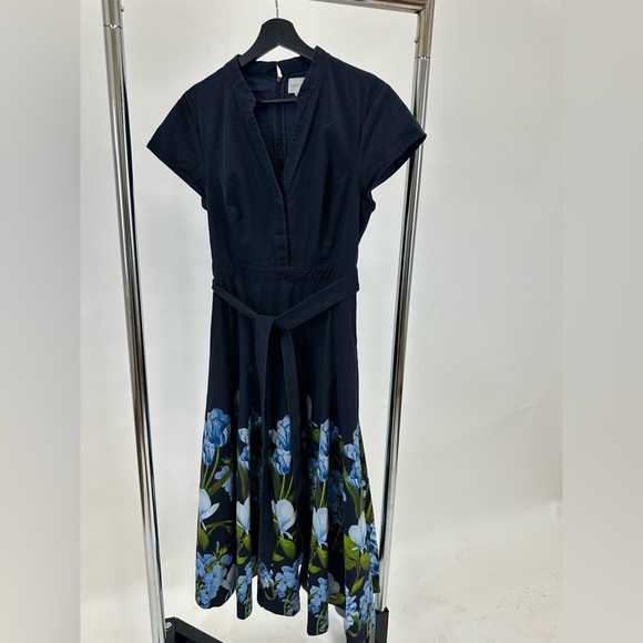 Sachin + Babi Navy and Blue Floral Maxi Dress - Picture 9 of 16